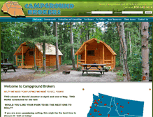 Tablet Screenshot of campgroundbrokers.com